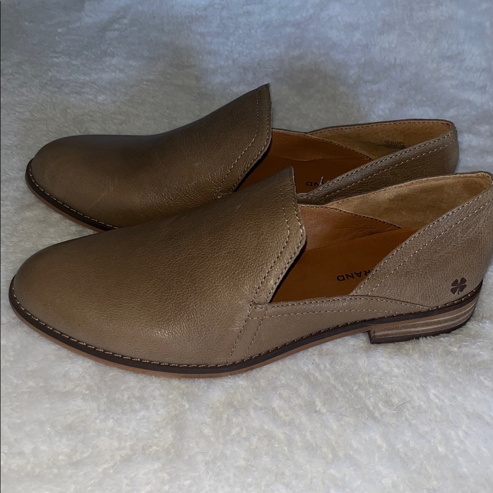 Lucky Brand women’s leather Slip-On Loafers in Brown